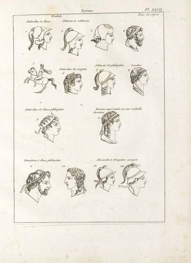 An illustration from Recherches sur les costumes, les moeurs, les usages religieux, civils et militaires des anciens peuples : [Volume 2] / par J. Mailliot, ... publié par P. Martin, 1809, leaf 261