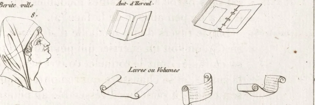 An illustration from Recherches sur les costumes, les moeurs, les usages religieux, civils et militaires des anciens peuples : [Volume 2] / par J. Mailliot, ... publié par P. Martin, 1809, leaf 267