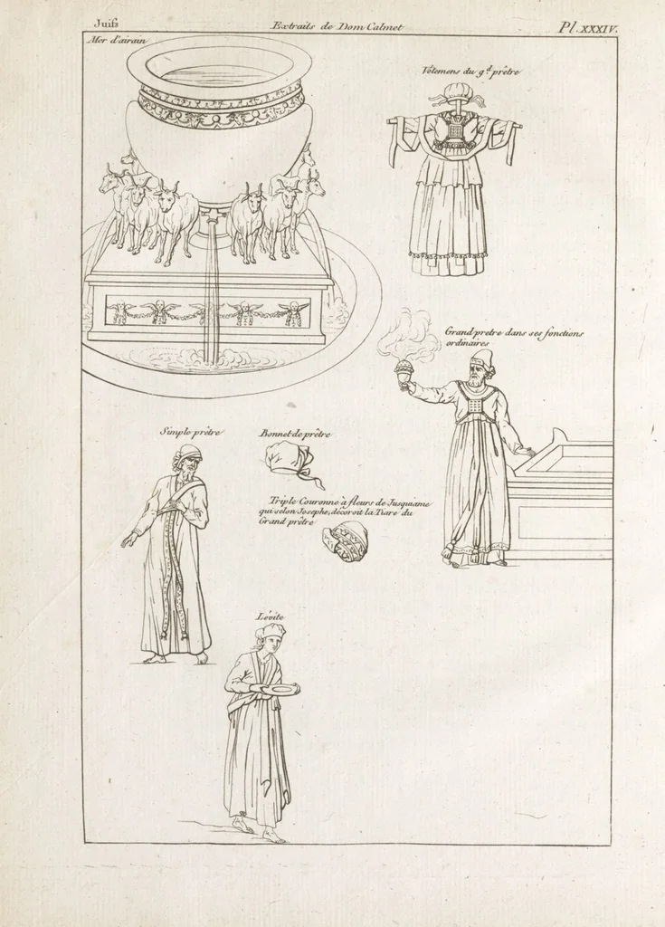 An illustration from Recherches sur les costumes, les moeurs, les usages religieux, civils et militaires des anciens peuples : [Volume 2] / par J. Mailliot, ... publié par P. Martin, 1809, leaf 308