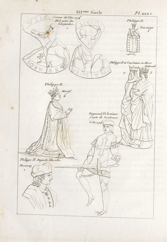 An illustration from Recherches sur les costumes, les moeurs, les usages religieux, civils et militaires des anciens peuples : [Volume 3] / par J. Mailliot, ... publié par P. Martin, 1809, leaf 152