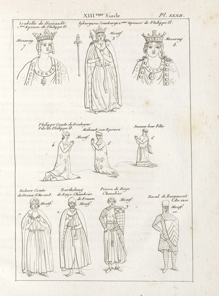 An illustration from Recherches sur les costumes, les moeurs, les usages religieux, civils et militaires des anciens peuples : [Volume 3] / par J. Mailliot, ... publié par P. Martin, 1809, leaf 155
