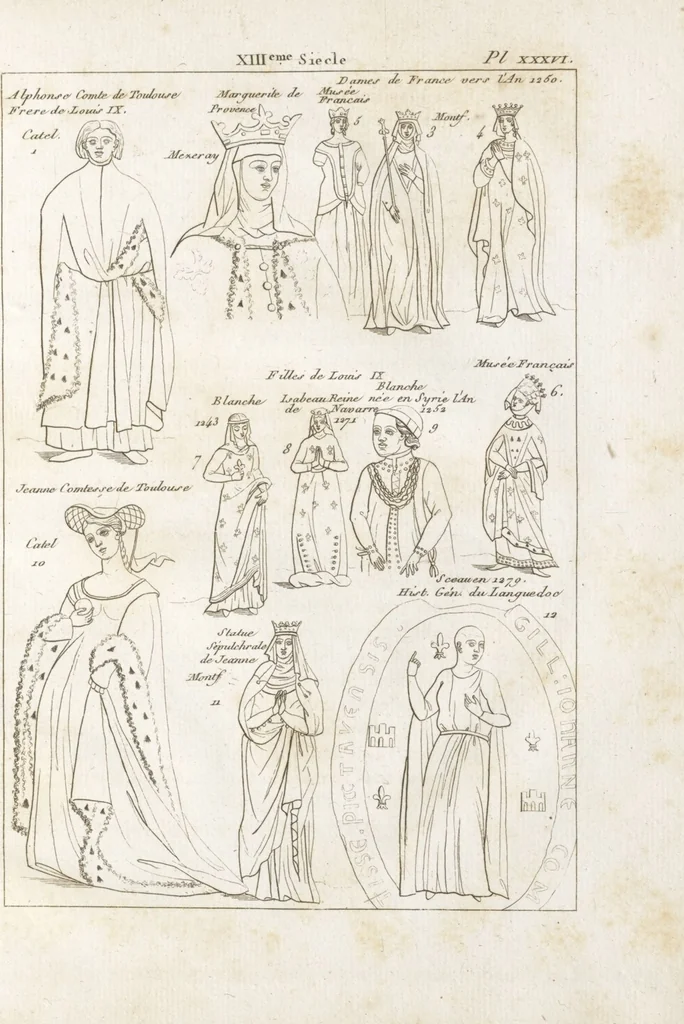 An illustration from Recherches sur les costumes, les moeurs, les usages religieux, civils et militaires des anciens peuples : [Volume 3] / par J. Mailliot, ... publié par P. Martin, 1809, leaf 183
