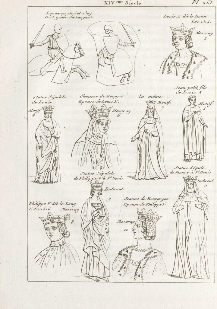 An illustration from Recherches sur les costumes, les moeurs, les usages religieux, civils et militaires des anciens peuples : [Volume 3] / par J. Mailliot, ... publié par P. Martin, 1809, leaf 210