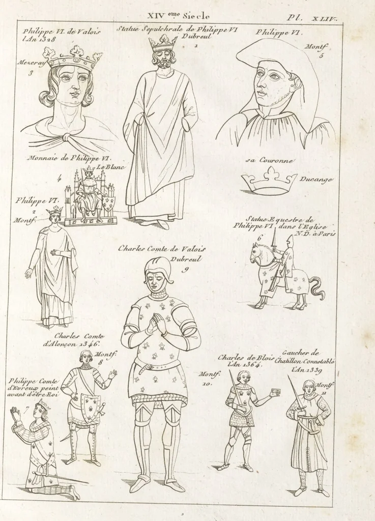 An illustration from Recherches sur les costumes, les moeurs, les usages religieux, civils et militaires des anciens peuples : [Volume 3] / par J. Mailliot, ... publié par P. Martin, 1809, leaf 221