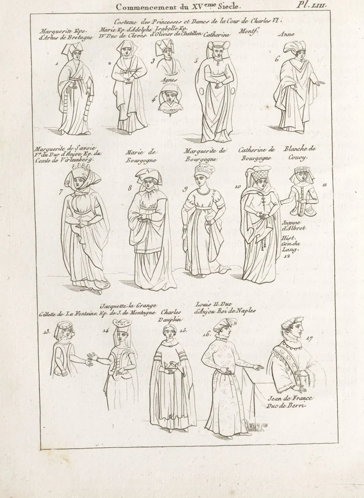 An illustration from Recherches sur les costumes, les moeurs, les usages religieux, civils et militaires des anciens peuples : [Volume 3] / par J. Mailliot, ... publié par P. Martin, 1809, leaf 266