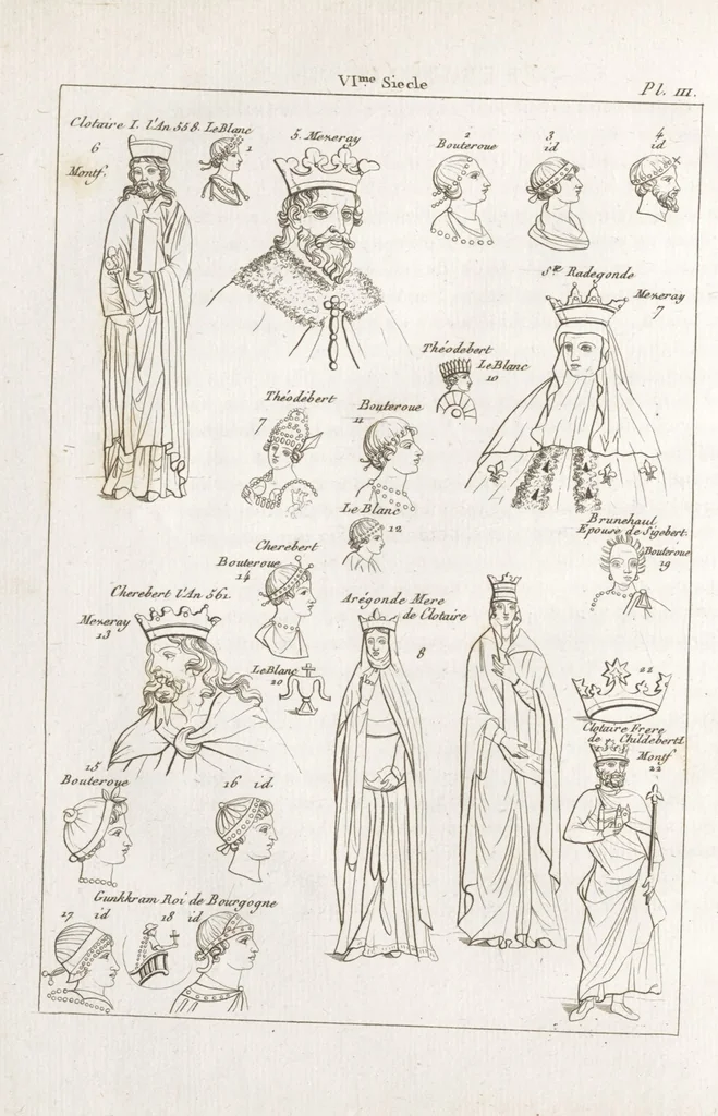 An illustration from Recherches sur les costumes, les moeurs, les usages religieux, civils et militaires des anciens peuples : [Volume 3] / par J. Mailliot, ... publié par P. Martin, 1809, leaf 30