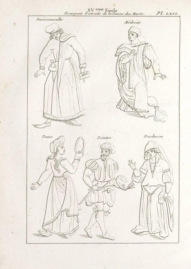 An illustration from Recherches sur les costumes, les moeurs, les usages religieux, civils et militaires des anciens peuples : [Volume 3] / par J. Mailliot, ... publié par P. Martin, 1809, leaf 304