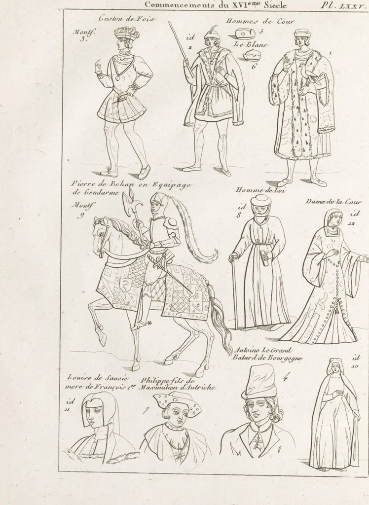 An illustration from Recherches sur les costumes, les moeurs, les usages religieux, civils et militaires des anciens peuples : [Volume 3] / par J. Mailliot, ... publié par P. Martin, 1809, leaf 336
