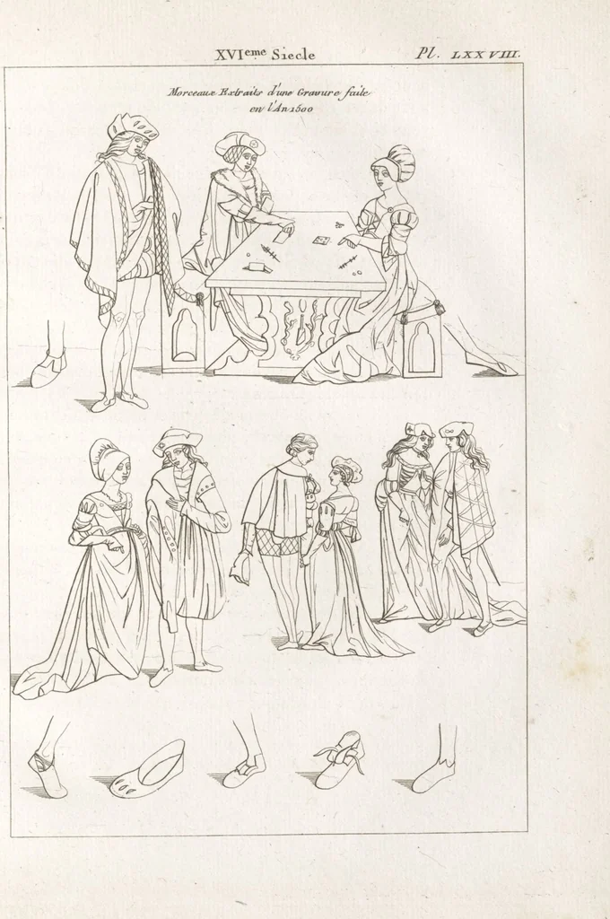 An illustration from Recherches sur les costumes, les moeurs, les usages religieux, civils et militaires des anciens peuples : [Volume 3] / par J. Mailliot, ... publié par P. Martin, 1809, leaf 345