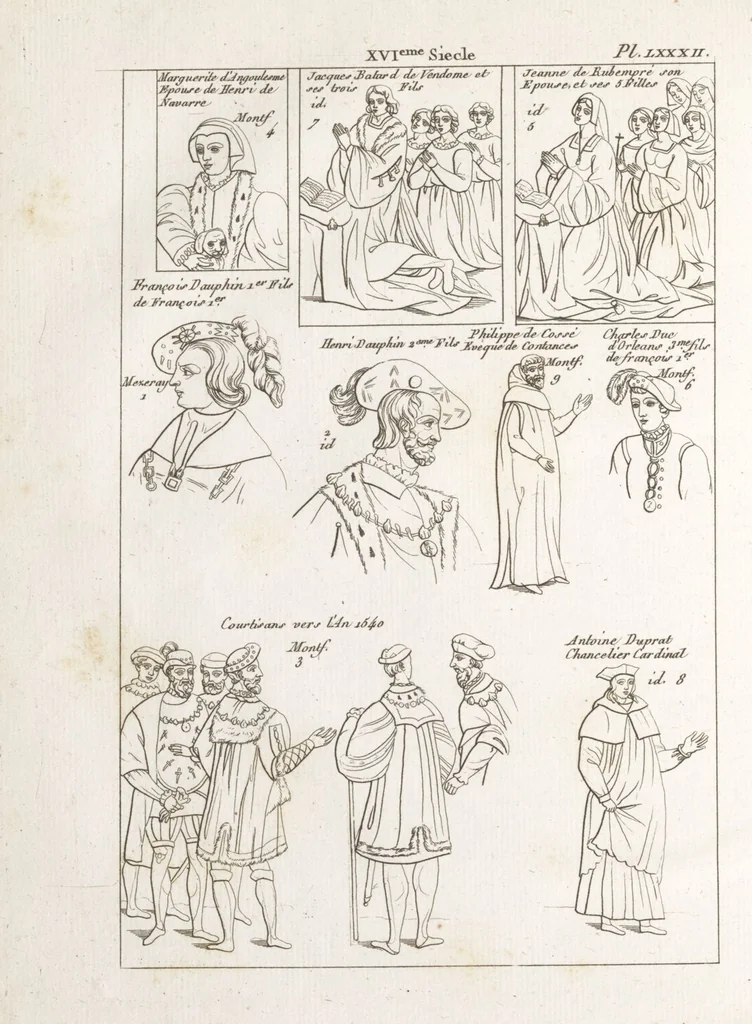 An illustration from Recherches sur les costumes, les moeurs, les usages religieux, civils et militaires des anciens peuples : [Volume 3] / par J. Mailliot, ... publié par P. Martin, 1809, leaf 366