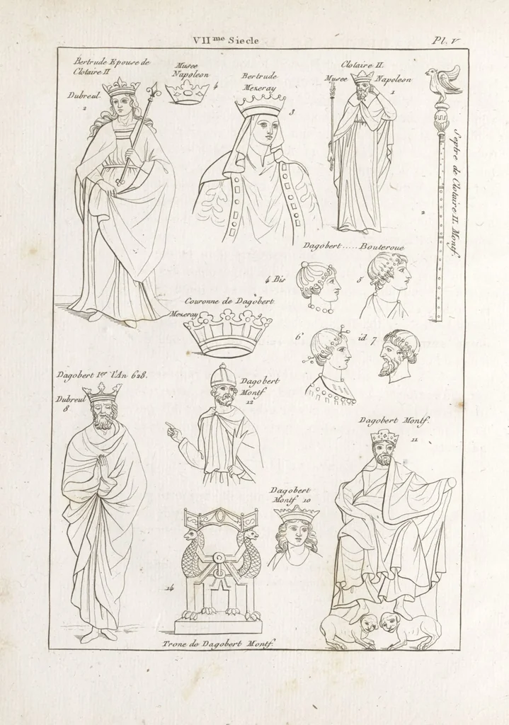 An illustration from Recherches sur les costumes, les moeurs, les usages religieux, civils et militaires des anciens peuples : [Volume 3] / par J. Mailliot, ... publié par P. Martin, 1809, leaf 38