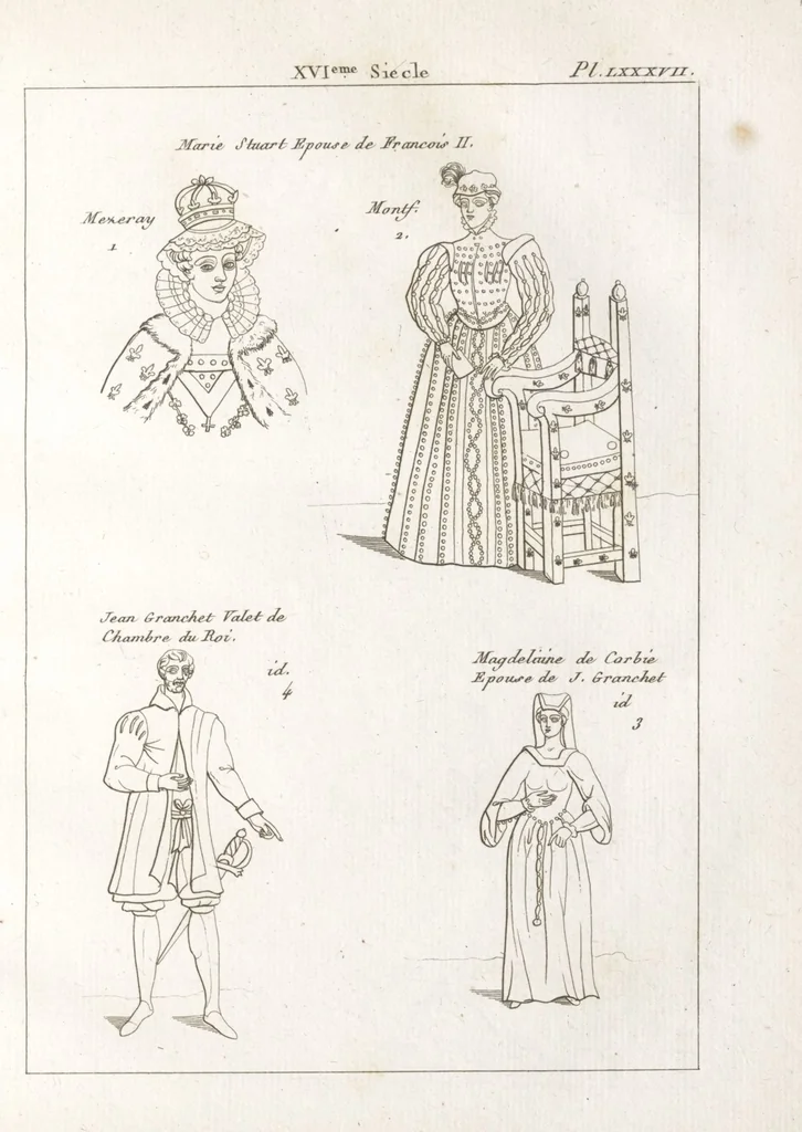 An illustration from Recherches sur les costumes, les moeurs, les usages religieux, civils et militaires des anciens peuples : [Volume 3] / par J. Mailliot, ... publié par P. Martin, 1809, leaf 387