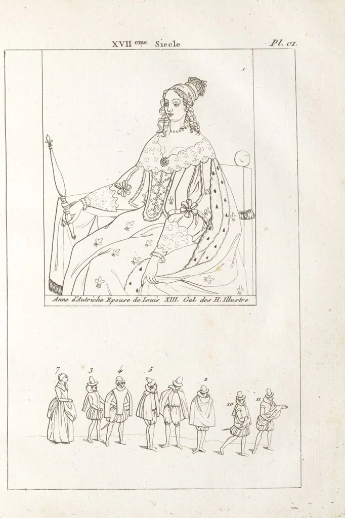 An illustration from Recherches sur les costumes, les moeurs, les usages religieux, civils et militaires des anciens peuples : [Volume 3] / par J. Mailliot, ... publié par P. Martin, 1809, leaf 427