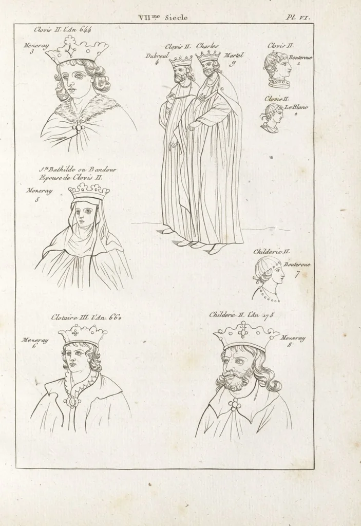 An illustration from Recherches sur les costumes, les moeurs, les usages religieux, civils et militaires des anciens peuples : [Volume 3] / par J. Mailliot, ... publié par P. Martin, 1809, leaf 45