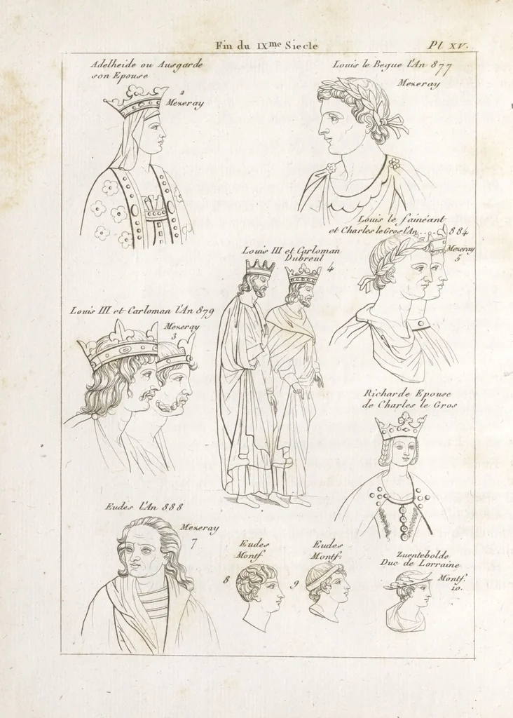 An illustration from Recherches sur les costumes, les moeurs, les usages religieux, civils et militaires des anciens peuples : [Volume 3] / par J. Mailliot, ... publié par P. Martin, 1809, leaf 86