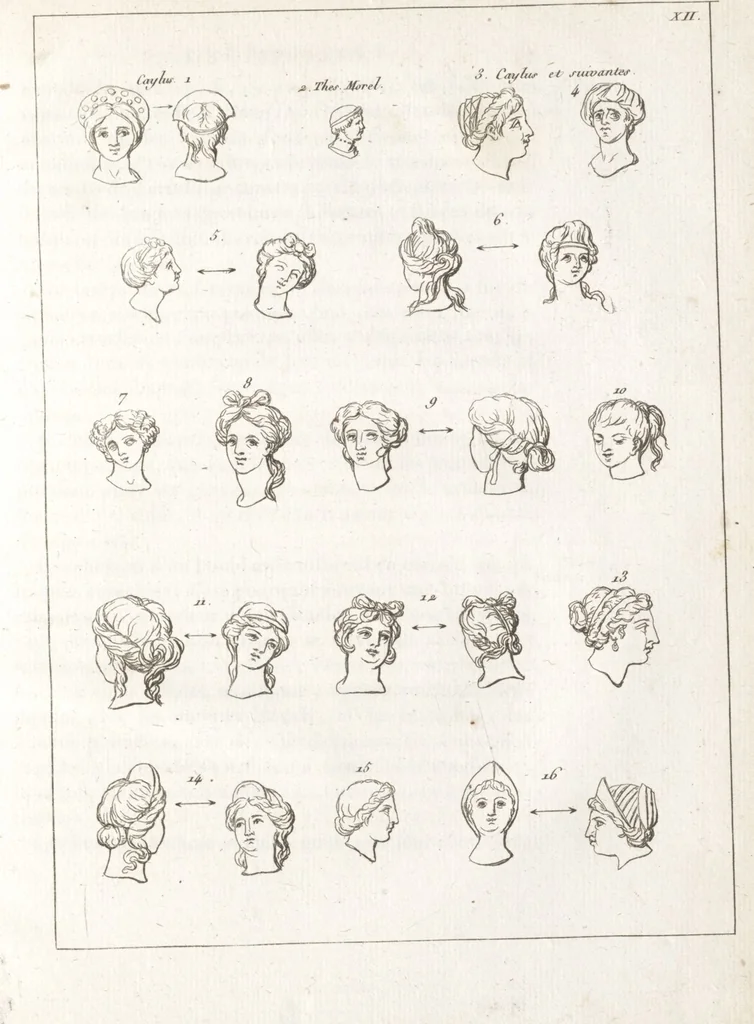 An illustration from Recherches sur les costumes, les moeurs, les usages religieux, civils et militaires des anciens peuples : [Volume 1] / par J. Mailliot, ... publié par P. Martin, 1809, leaf 117