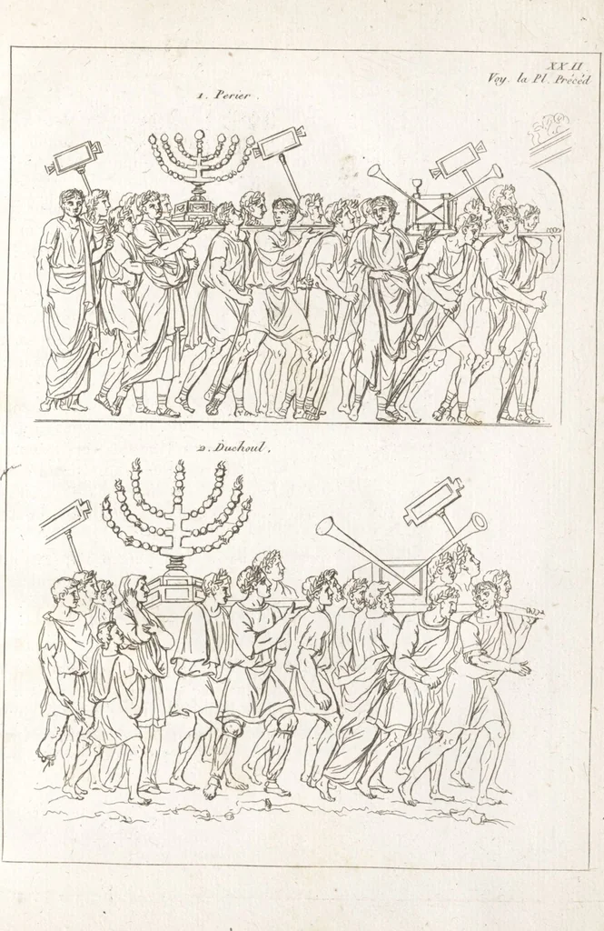 An illustration from Recherches sur les costumes, les moeurs, les usages religieux, civils et militaires des anciens peuples : [Volume 1] / par J. Mailliot, ... publié par P. Martin, 1809, leaf 169