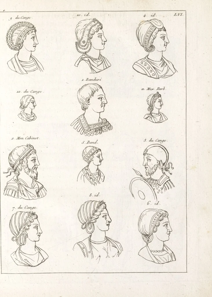 An illustration from Recherches sur les costumes, les moeurs, les usages religieux, civils et militaires des anciens peuples : [Volume 1] / par J. Mailliot, ... publié par P. Martin, 1809, leaf 283