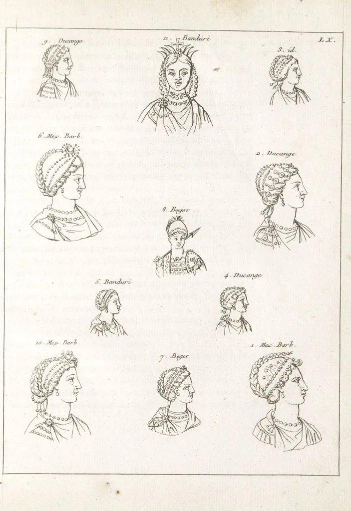 An illustration from Recherches sur les costumes, les moeurs, les usages religieux, civils et militaires des anciens peuples : [Volume 1] / par J. Mailliot, ... publié par P. Martin, 1809, leaf 297