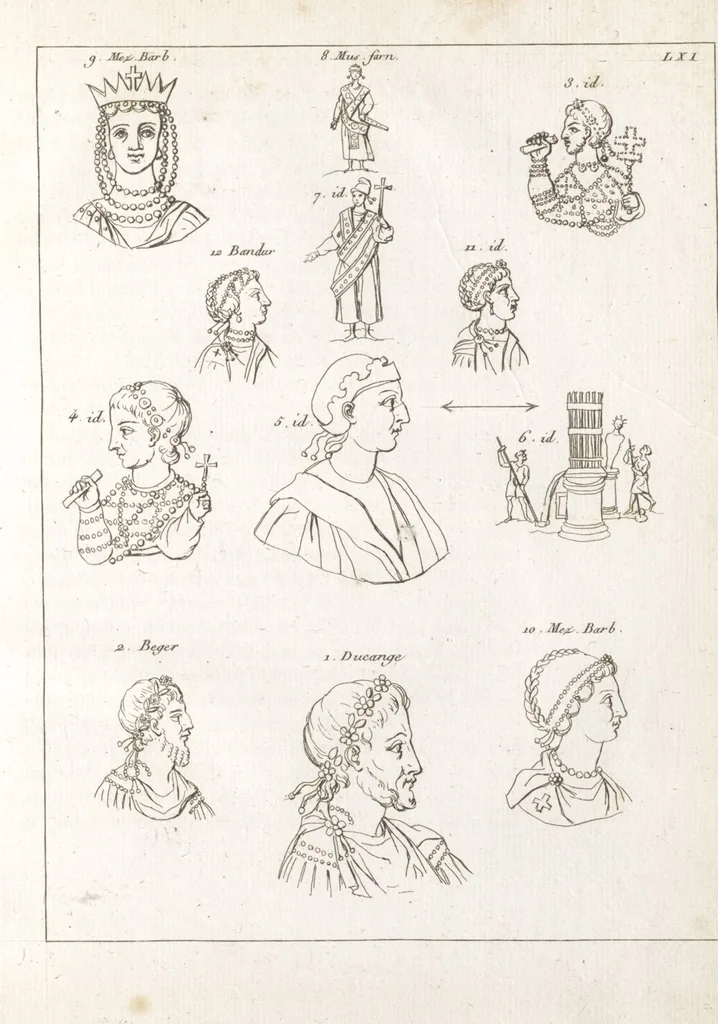 An illustration from Recherches sur les costumes, les moeurs, les usages religieux, civils et militaires des anciens peuples : [Volume 1] / par J. Mailliot, ... publié par P. Martin, 1809, leaf 301