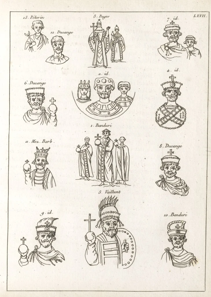 An illustration from Recherches sur les costumes, les moeurs, les usages religieux, civils et militaires des anciens peuples : [Volume 1] / par J. Mailliot, ... publié par P. Martin, 1809, leaf 321