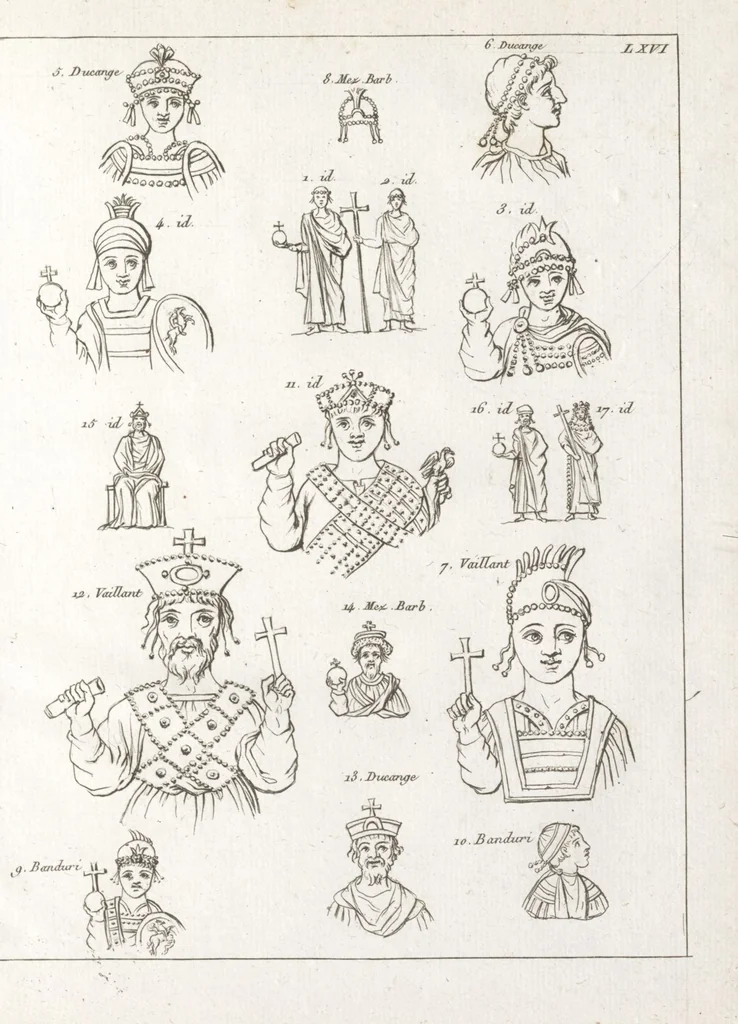 An illustration from Recherches sur les costumes, les moeurs, les usages religieux, civils et militaires des anciens peuples : [Volume 1] / par J. Mailliot, ... publié par P. Martin, 1809, leaf 329