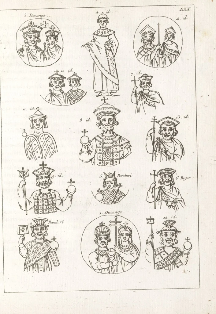 An illustration from Recherches sur les costumes, les moeurs, les usages religieux, civils et militaires des anciens peuples : [Volume 1] / par J. Mailliot, ... publié par P. Martin, 1809, leaf 333