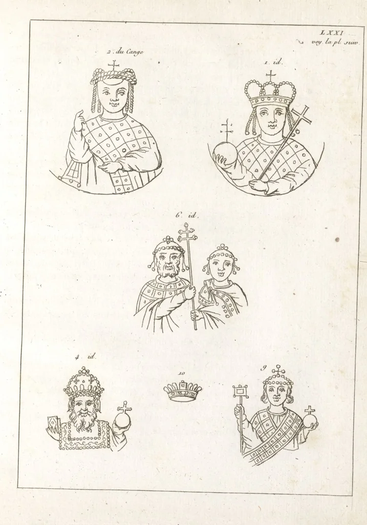 An illustration from Recherches sur les costumes, les moeurs, les usages religieux, civils et militaires des anciens peuples : [Volume 1] / par J. Mailliot, ... publié par P. Martin, 1809, leaf 337