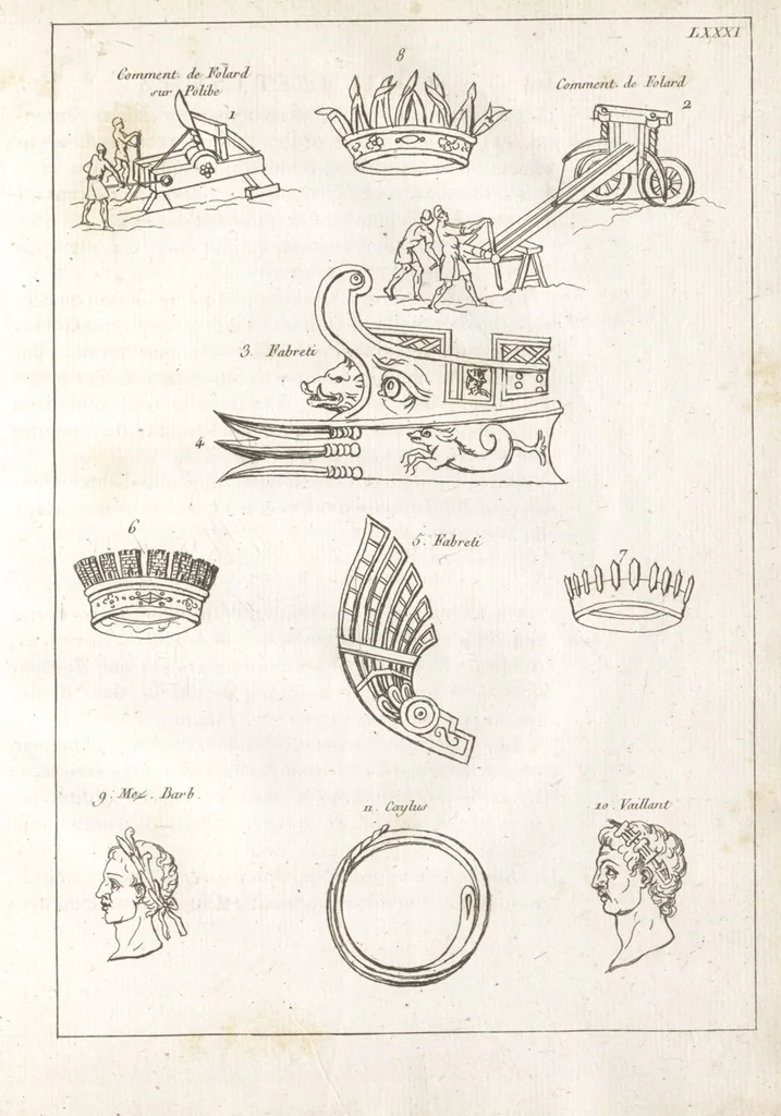 An illustration from Recherches sur les costumes, les moeurs, les usages religieux, civils et militaires des anciens peuples : [Volume 1] / par J. Mailliot, ... publié par P. Martin, 1809, leaf 433