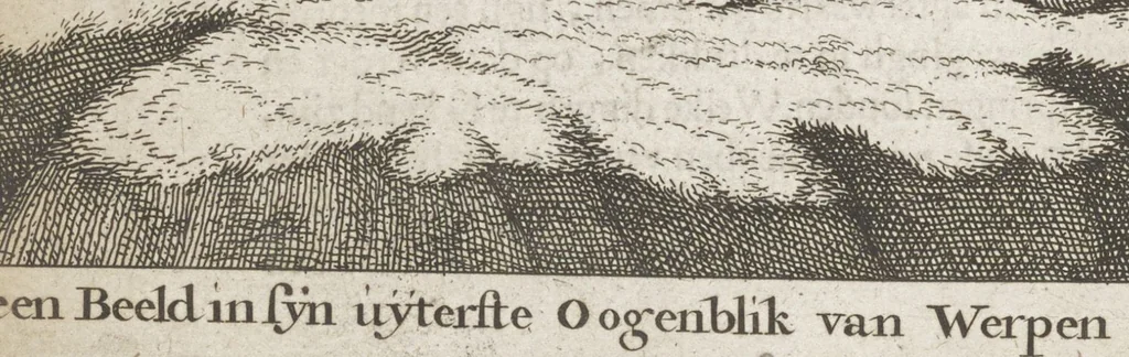 An illustration from Natuurlyk en schilderkonstig ontwerp der menschkunde leerende niet alleen de kennis van de gestalte, proportie, schoonheyd, muskelen, bewegingen, actien, passien, en welstand der menschbeelden : tot de teykenkunde, schilderkunde, beeldhouwery, bootseer en giet-oeffening toepassen : maar ook hoe sich een mensch na deselve regelen ... / door W. Goeree, 1682, leaf 320