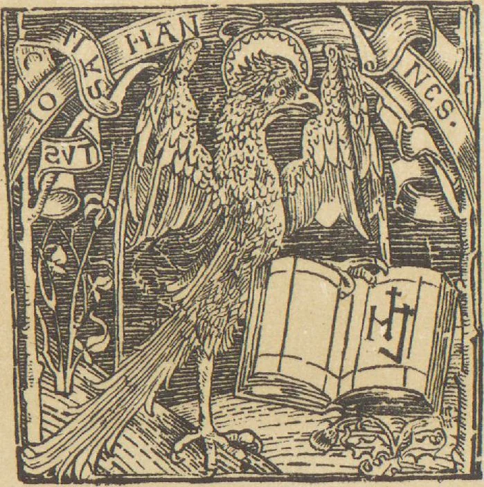 An illustration from Bilderhefte zur Geschichte des Bücherhandels und der mit demselben verwandten Künste und Gewerbe / herausgegeben von Heinrich Lempertz, 1853, leaf 47