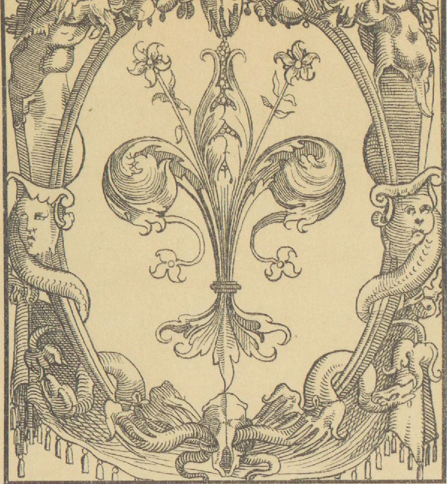 An illustration from Bilderhefte zur Geschichte des Bücherhandels und der mit demselben verwandten Künste und Gewerbe / herausgegeben von Heinrich Lempertz, 1853, leaf 59