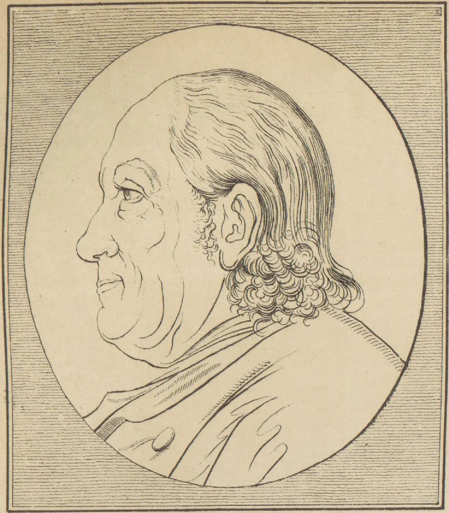 An illustration from Bilderhefte zur Geschichte des Bücherhandels und der mit demselben verwandten Künste und Gewerbe / herausgegeben von Heinrich Lempertz, 1853, leaf 64