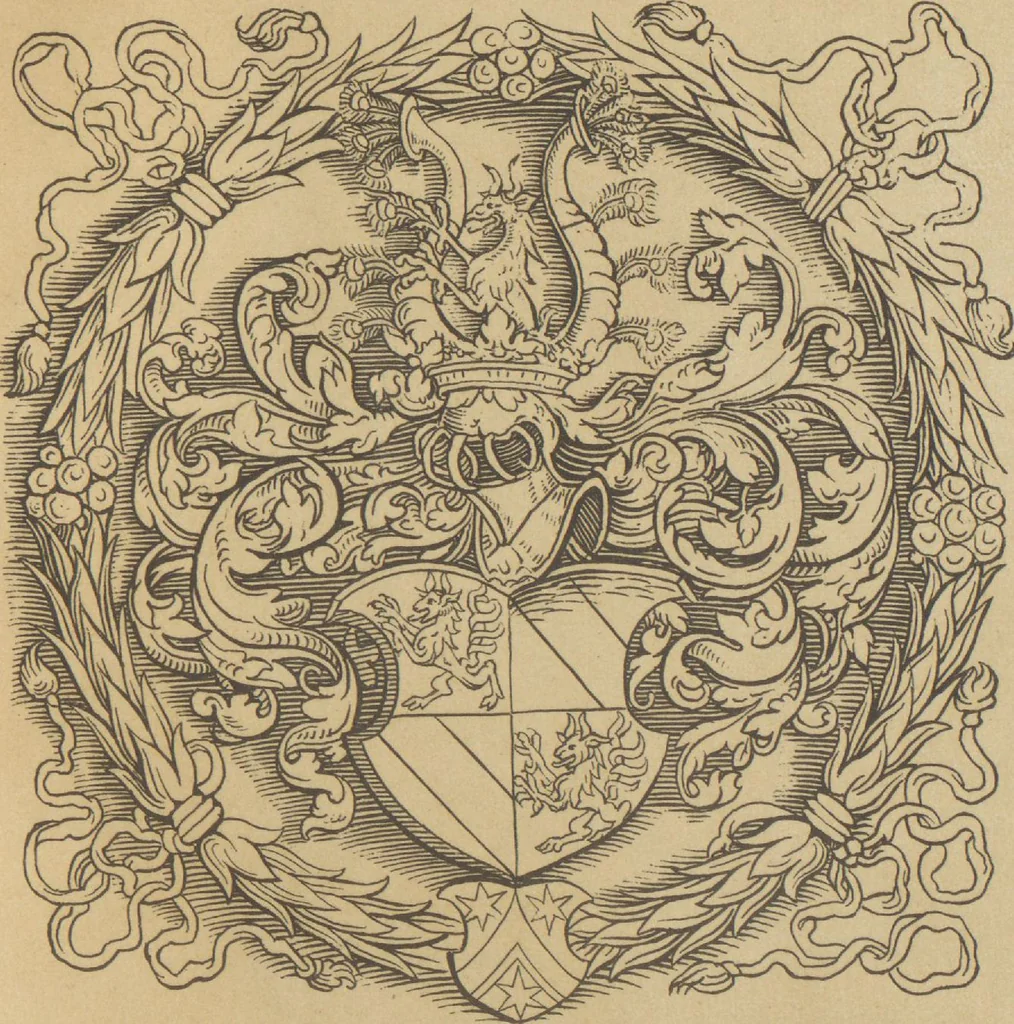 An illustration from Bilderhefte zur Geschichte des Bücherhandels und der mit demselben verwandten Künste und Gewerbe / herausgegeben von Heinrich Lempertz, 1853, leaf 81