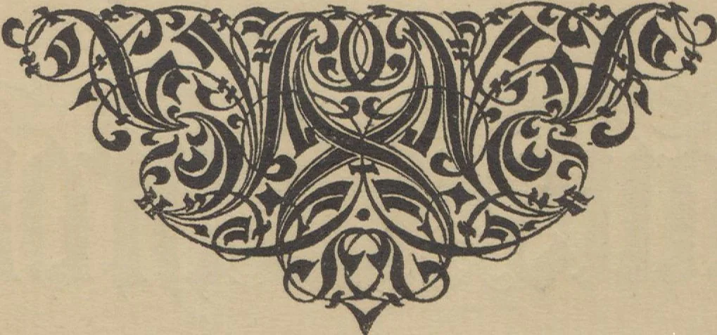 An illustration from Alphabete und Ornamente, 1891, leaf 13