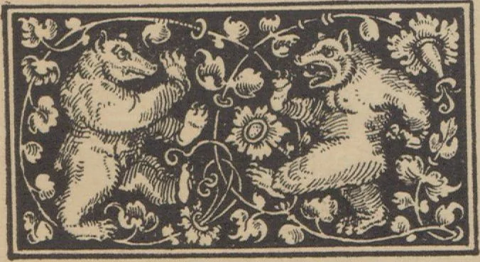 An illustration from Alphabete und Ornamente, 1891, leaf 24