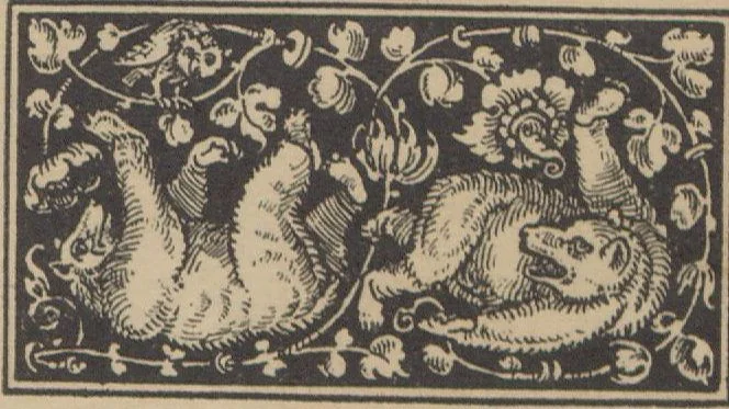An illustration from Alphabete und Ornamente, 1891, leaf 24