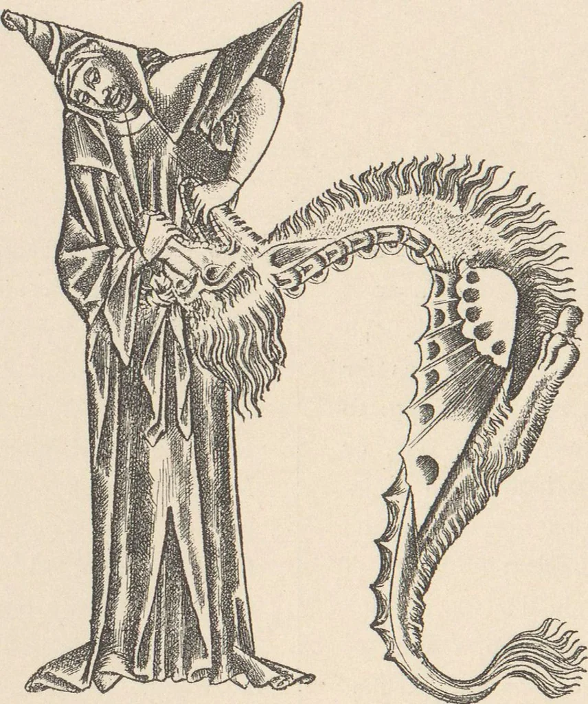An illustration from Gothic alphabets / the text by Jaro Springer, 1897, leaf 4