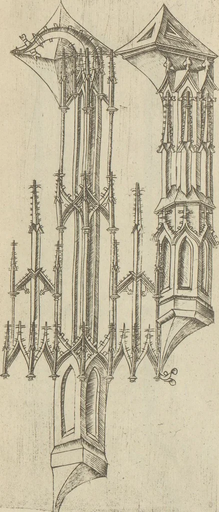 An illustration from Gothic alphabets / the text by Jaro Springer, 1897, leaf 42