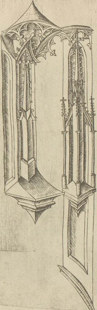 An illustration from Gothic alphabets / the text by Jaro Springer, 1897, leaf 43