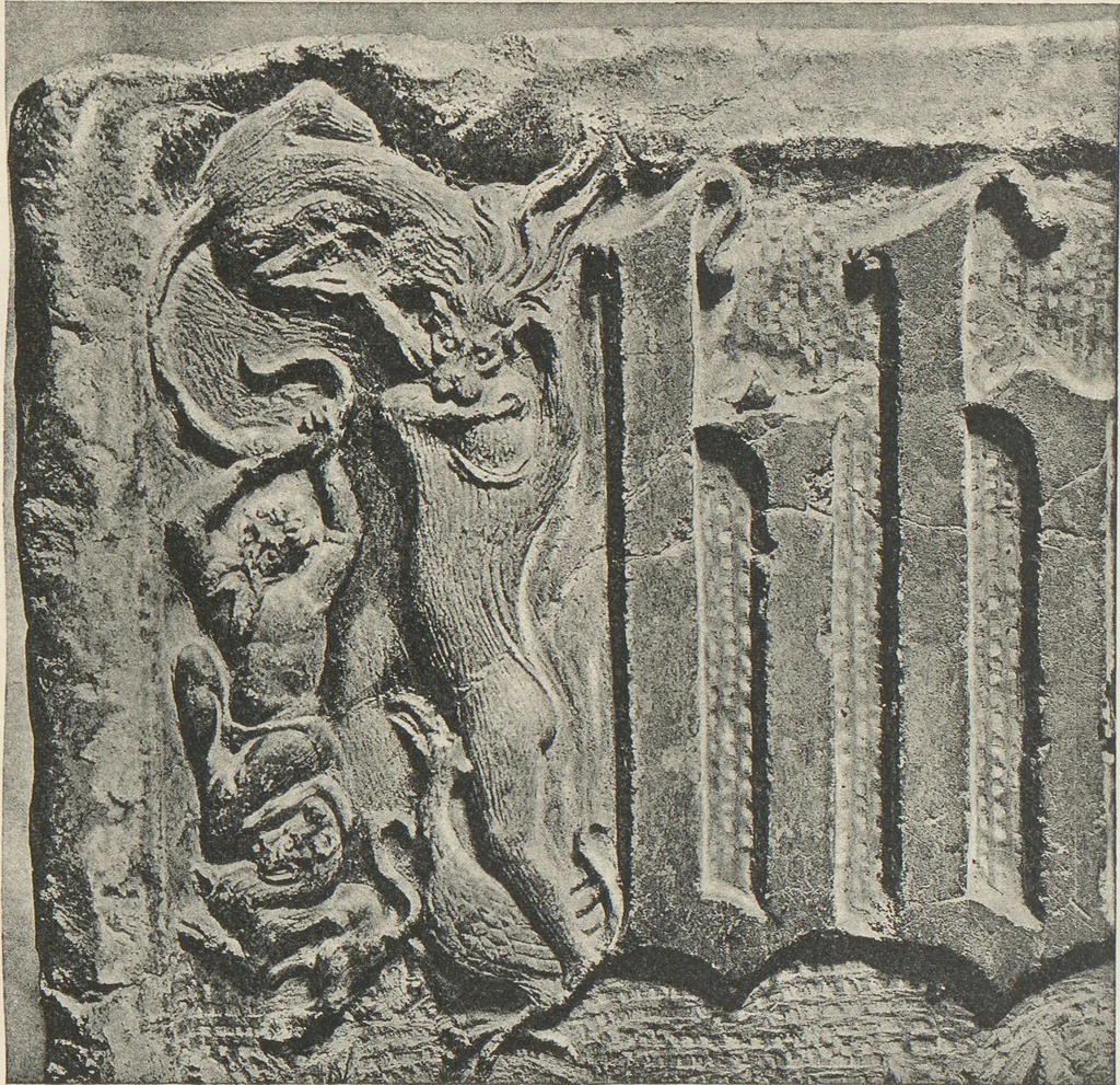 An illustration from Gothic alphabets / the text by Jaro Springer, 1897, leaf 7