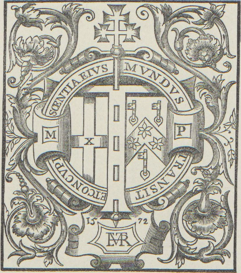 An illustration from Alphabets : numerals, and devices of the middle ages / by Henry Shaw, F.S.A, 1845, leaf 2