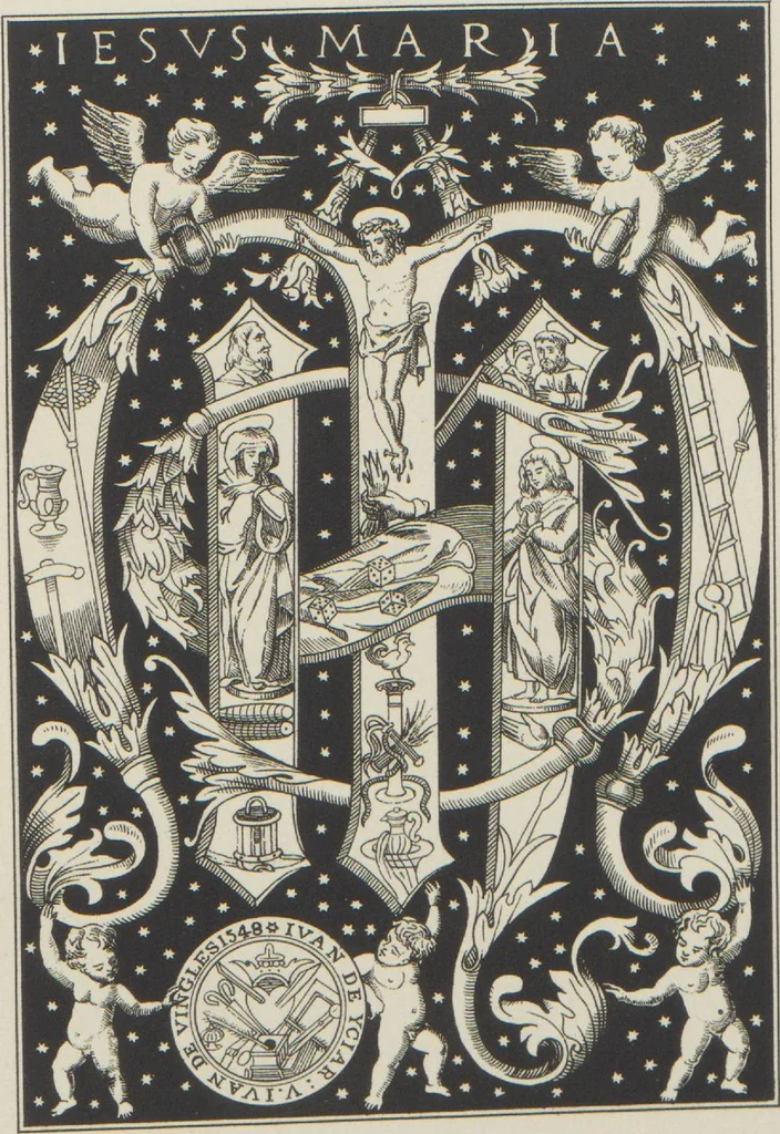 An illustration from Alphabets : numerals, and devices of the middle ages / by Henry Shaw, F.S.A, 1845, leaf 51