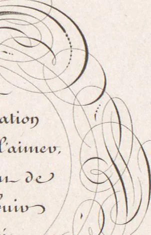 An illustration from Álbum graphique : recueil d'alphabets français, étrangers et ornés, couronnes, armes, supports, chiffres entrelacés et ornés : [volume 1] / monogrammes tires d'anciens manuscrits et composés par J. Girault, 1870, leaf 30