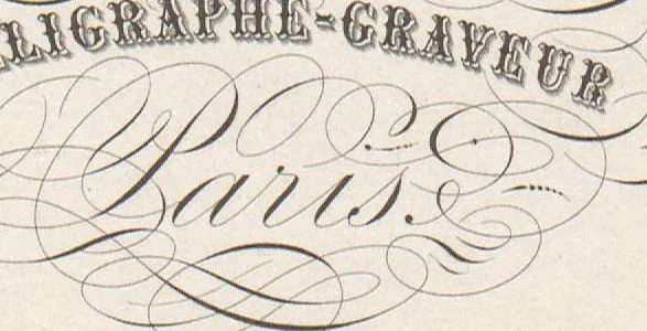 An illustration from Álbum graphique : recueil d'alphabets français, étrangers et ornés, couronnes, armes, supports, chiffres entrelacés et ornés : [volume 1] / monogrammes tires d'anciens manuscrits et composés par J. Girault, 1870, leaf 5