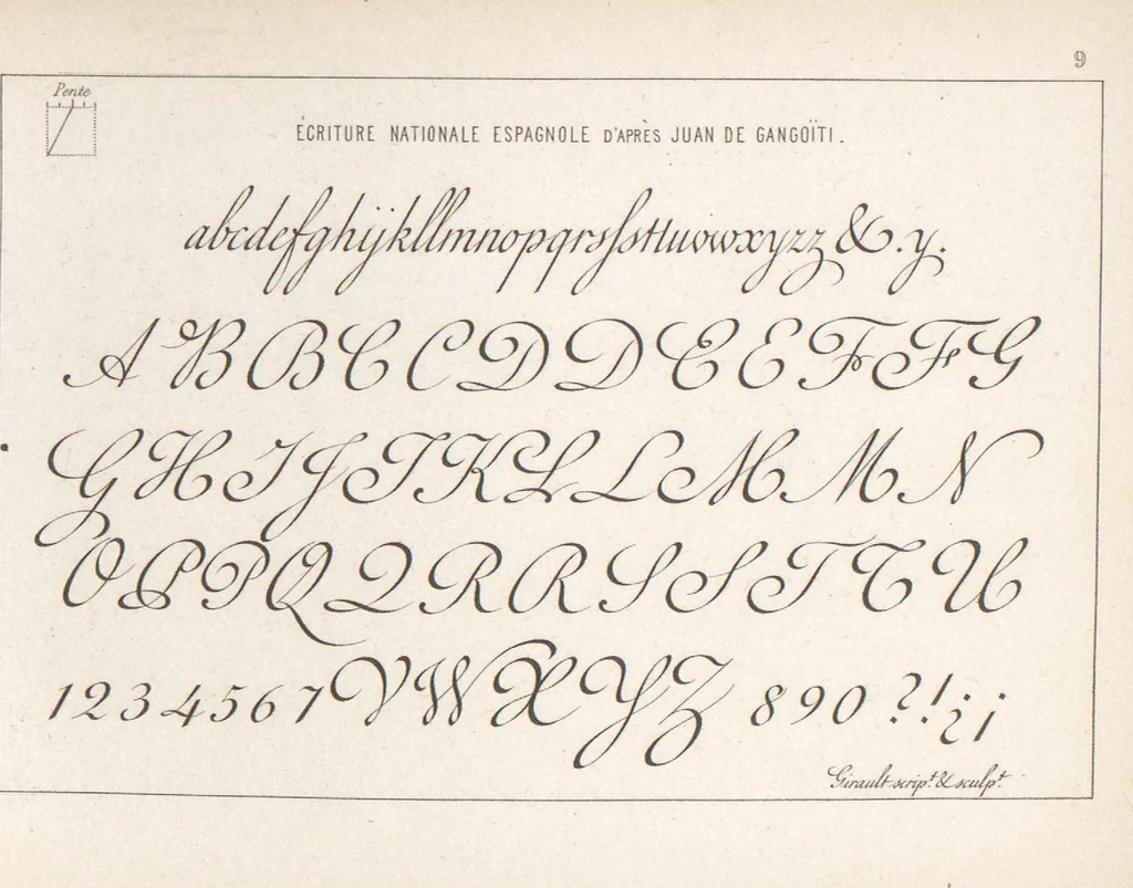 An illustration from Álbum graphique : recueil d'alphabets français, étrangers et ornés, couronnes, armes, supports, chiffres entrelacés et ornés : [volume 1] / monogrammes tires d'anciens manuscrits et composés par J. Girault, 1870, leaf 84
