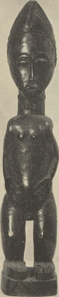 An illustration from Blondiau-Theatre Arts collection of primitive African art : on exhibition, February 7th to March 5th, 1927, The New Art Circle, 1927, leaf 10