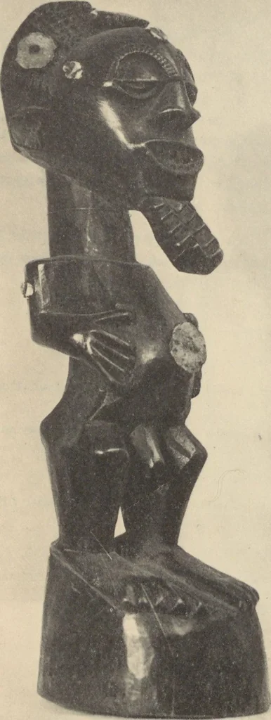 An illustration from Blondiau-Theatre Arts collection of primitive African art : on exhibition, February 7th to March 5th, 1927, The New Art Circle, 1927, leaf 10