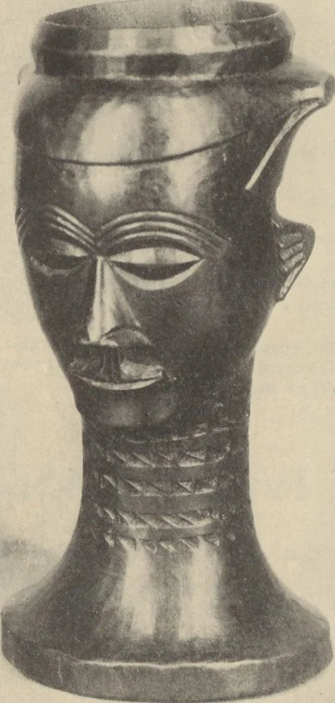 An illustration from Blondiau-Theatre Arts collection of primitive African art : on exhibition, February 7th to March 5th, 1927, The New Art Circle, 1927, leaf 12