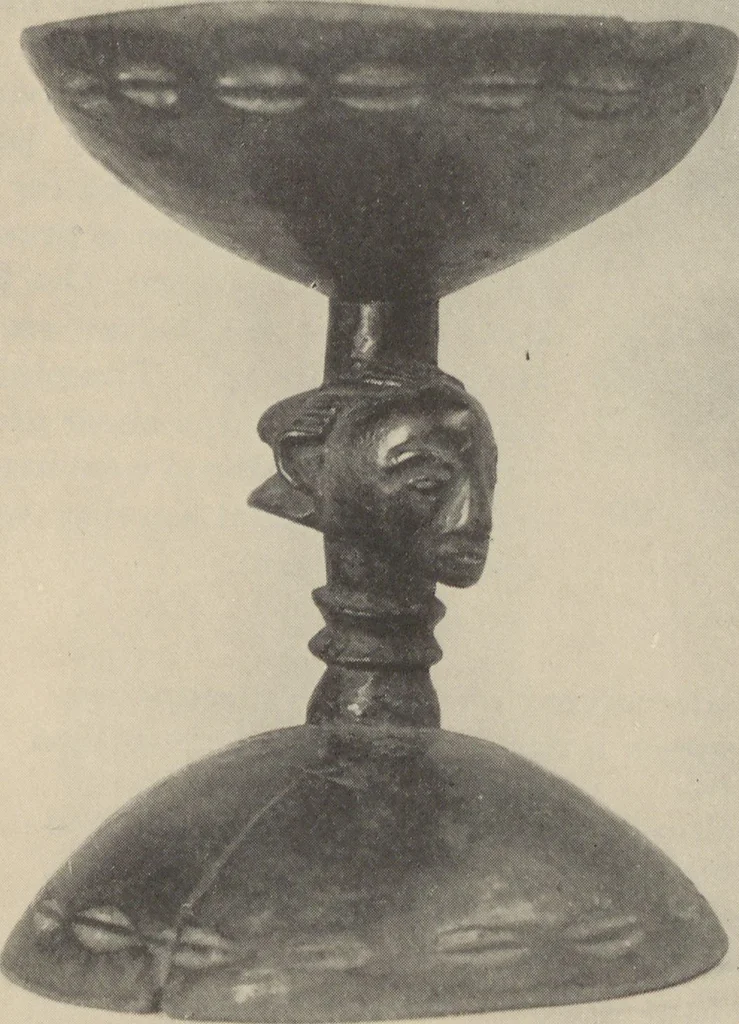 An illustration from Blondiau-Theatre Arts collection of primitive African art : on exhibition, February 7th to March 5th, 1927, The New Art Circle, 1927, leaf 14